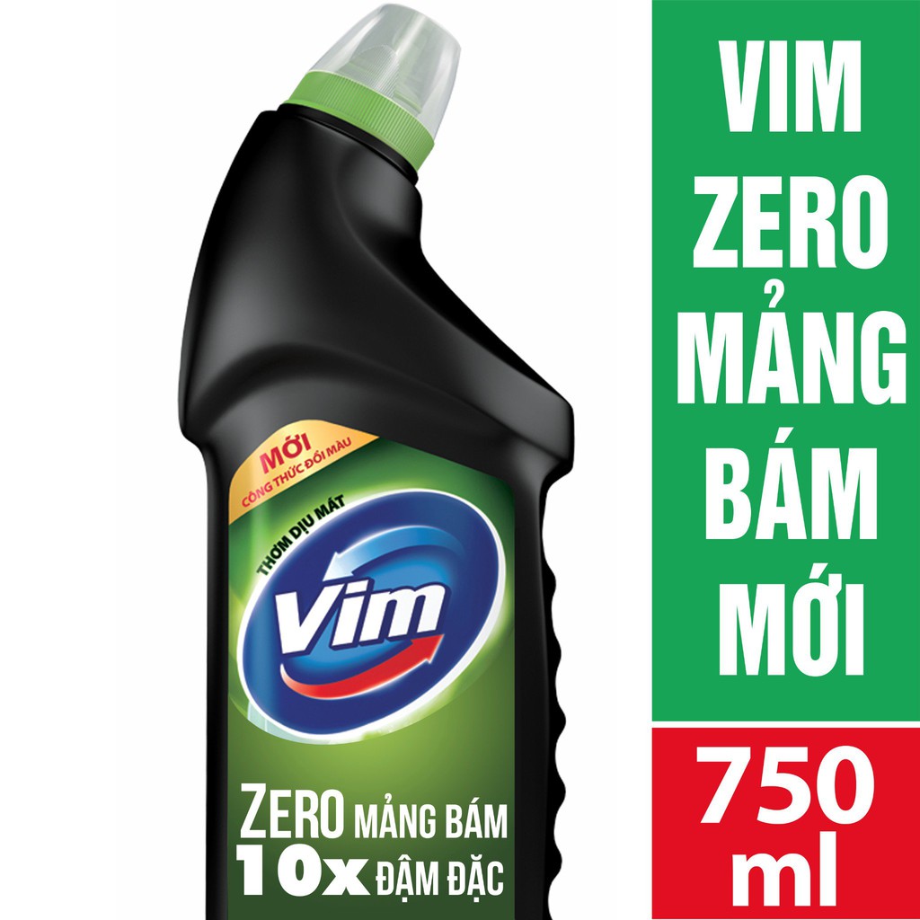 Nước Tẩy Bồn Cầu Vim Zero Mảng Bám (750ml)