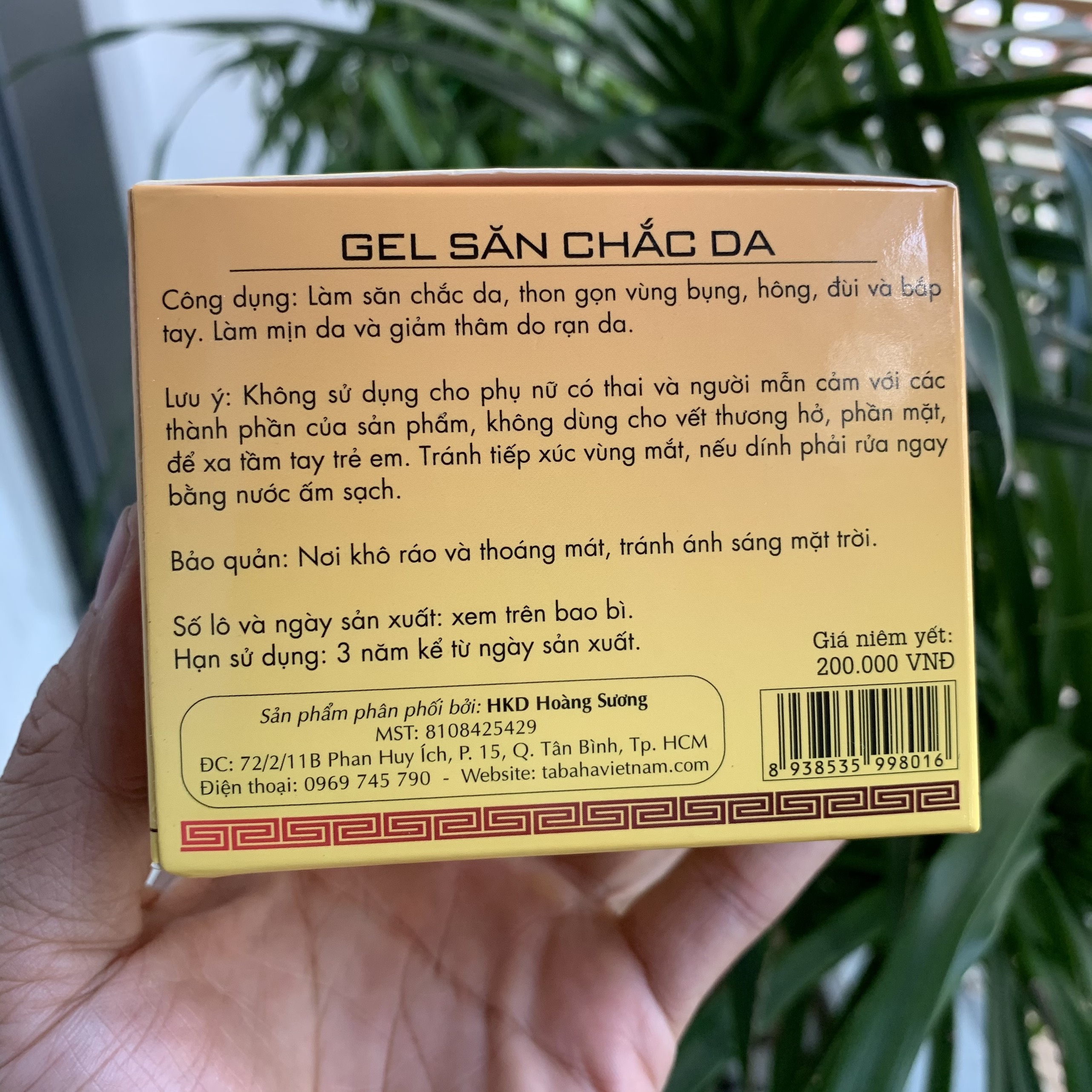 Kem tan mỡ bụng tabaha săn chắc da tặng Nịt bụng