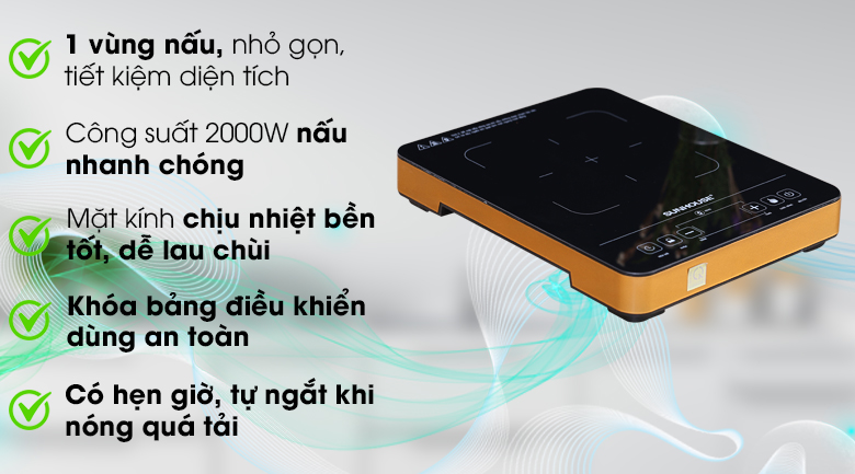 Bếp hồng ngoại Sunhouse SHD 6015