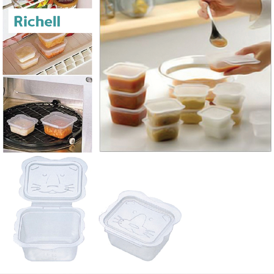 BỘ HỘP TRỮ THỨC ĂN DẶM RICHELL (50ML-10C)