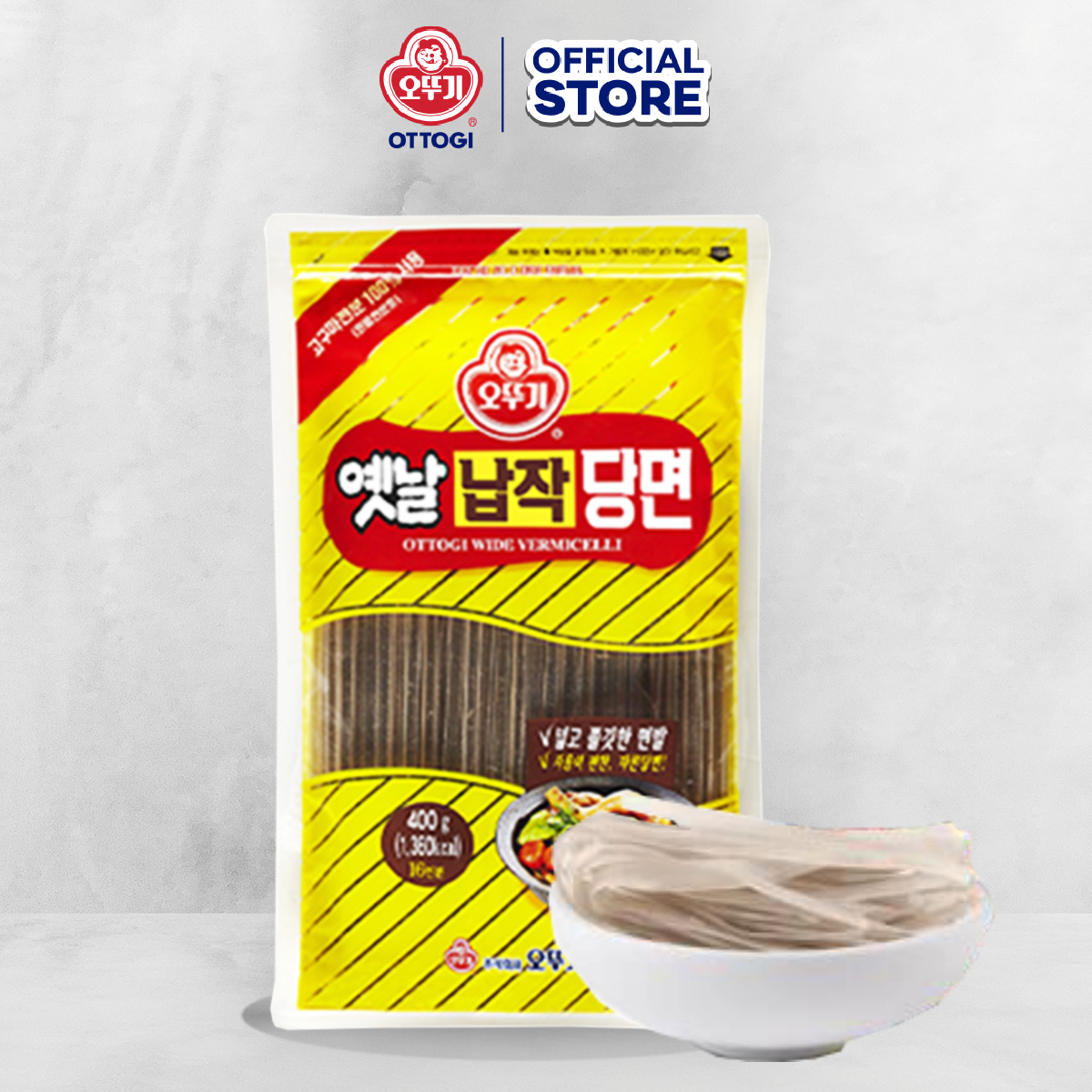 400g cotton large fiber drying flat noodle