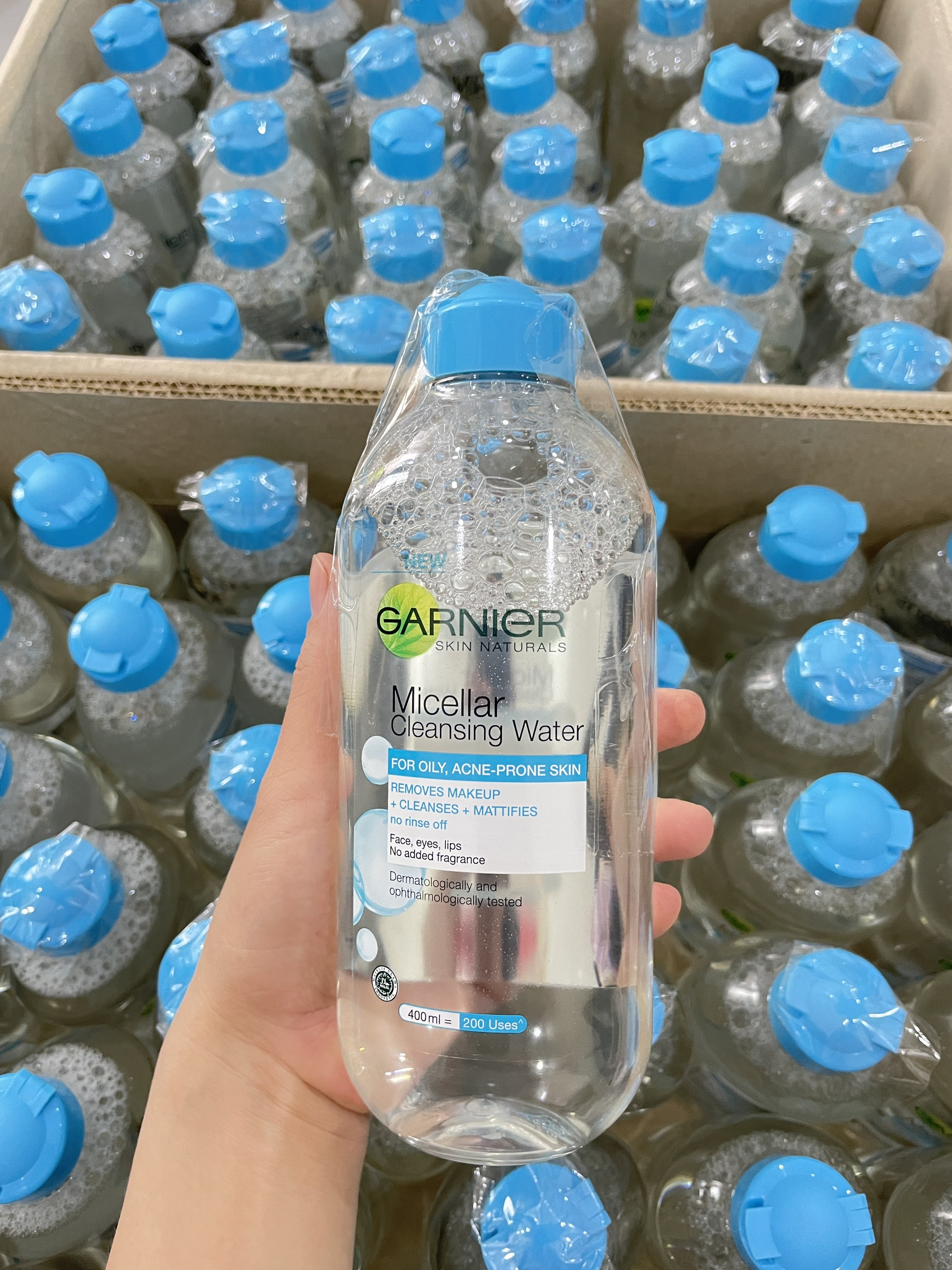 [HCM]Nước tẩy trang Garnier Micellar cleansing water 400ml