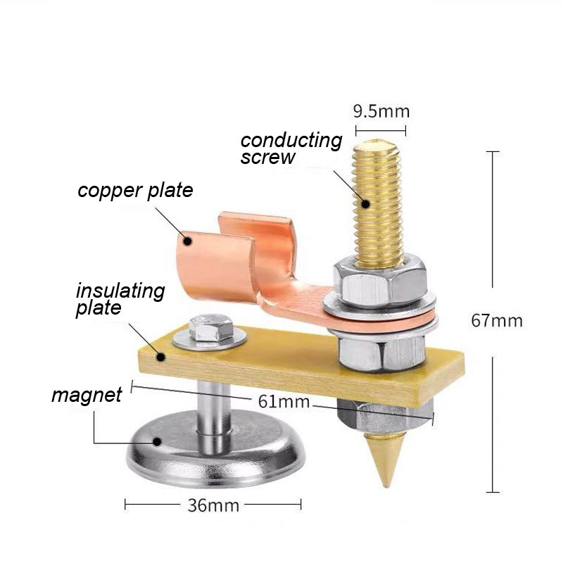 Kẹp Mát Nam Châm Lực Hút Cực Mạnh.