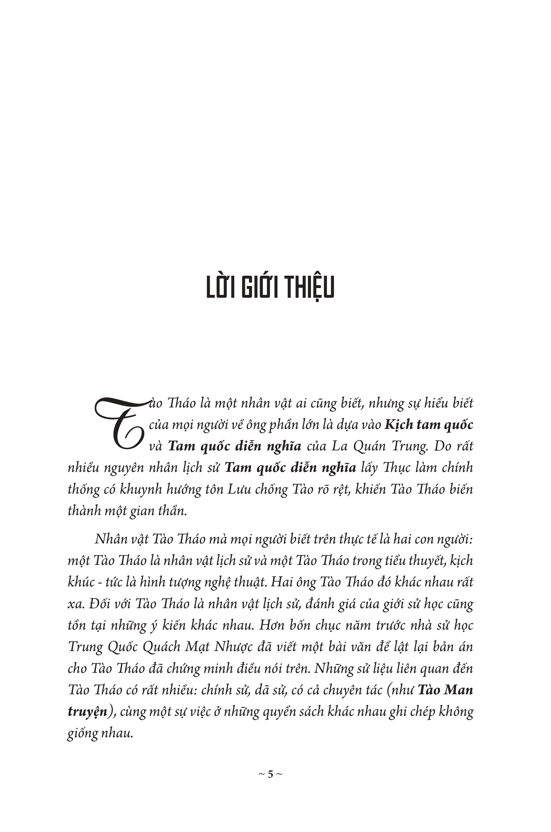 Sách - TÀO THÁO CHÍ ÍT LÀ MỘT ANH HÙNG (Bìa cứng)