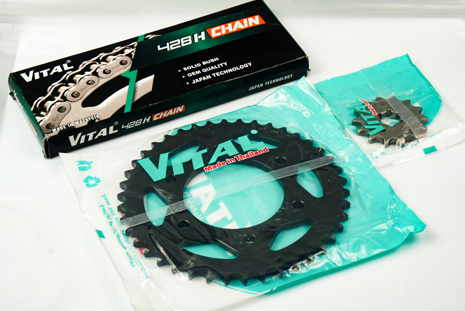 Nhông sên dĩa Yamaha TFX 150 /R15 đời 2V trước 2017/ M slaz Vital chính hãng Thái Lan