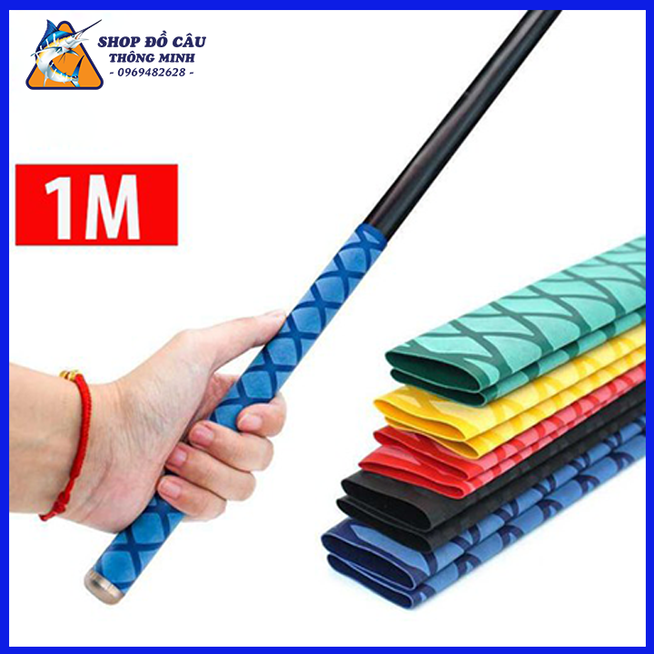 Màng Co Nhiệt cuốn cán cần câu Tay cầm chống trượt không thấm mồ hôi, mang co nhiet cao cap, chất lượng cao ( Shop Đồ Câu Thông Minh )