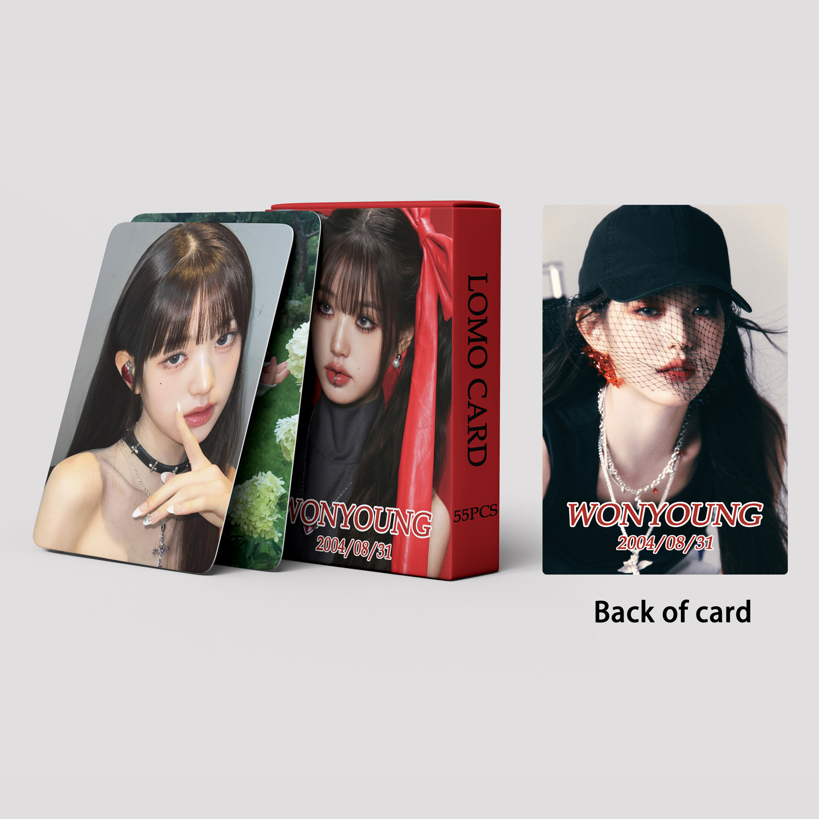Set 60 lomo card và 32 sticker IVE - WONYOUNG 2026
