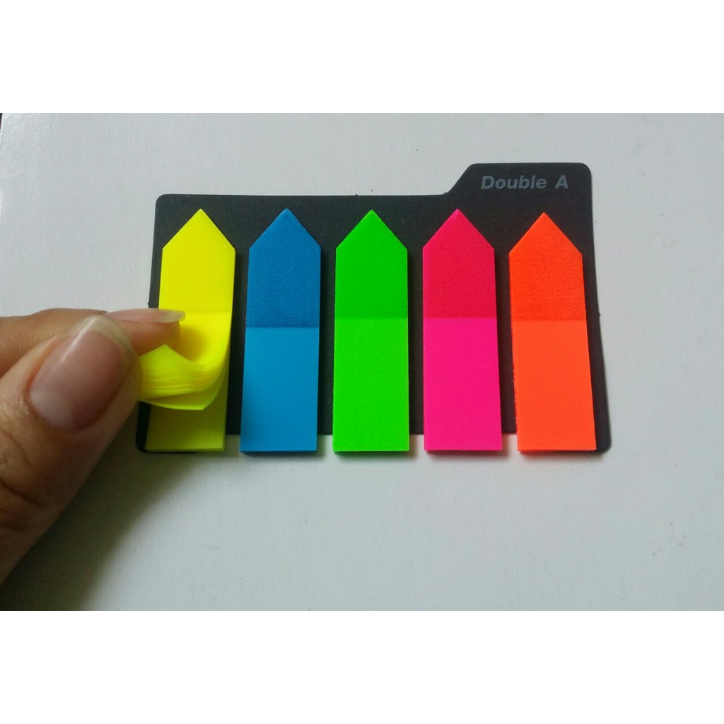 [HCM]Note 5 màu nhựa Double A / Note 5 màu nhựa mũi tên