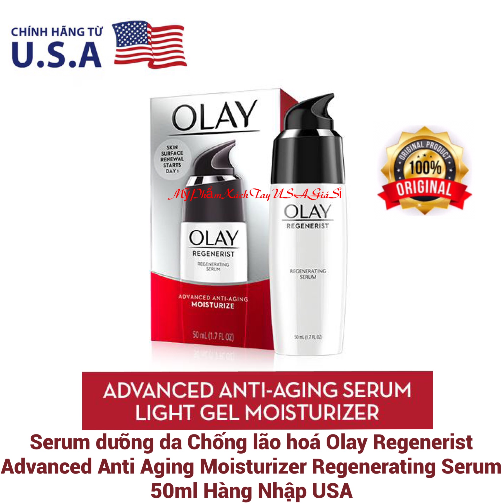 Serum dưỡng da chống lão hóa Olay Regenerist Advanced Anti Aging