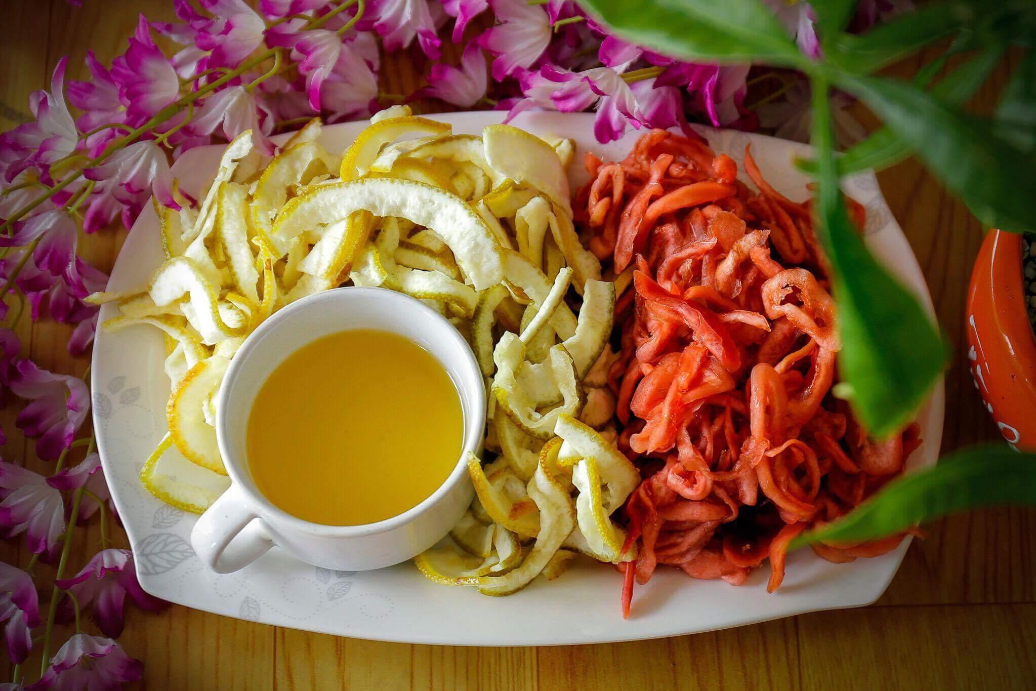 MỨT VỎ CHANH DÂY SẤY DẺO (đừng mua ghiện đó)