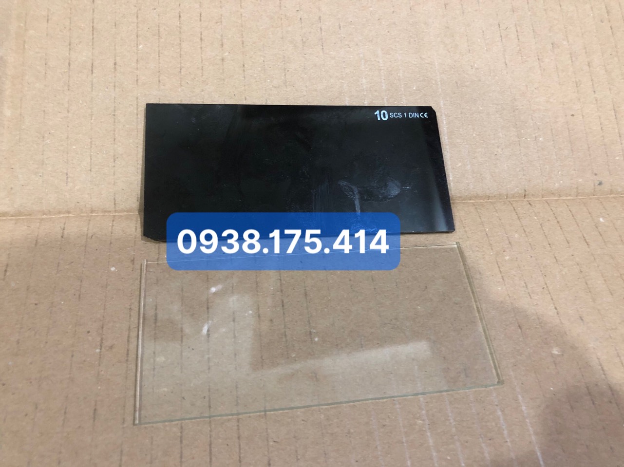 Bộ kính hàn đen + kính hàn trắng Đức ( SCS)