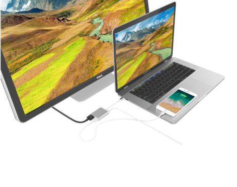 Cáp USB-C Hub  4K HDMI 3-in-1