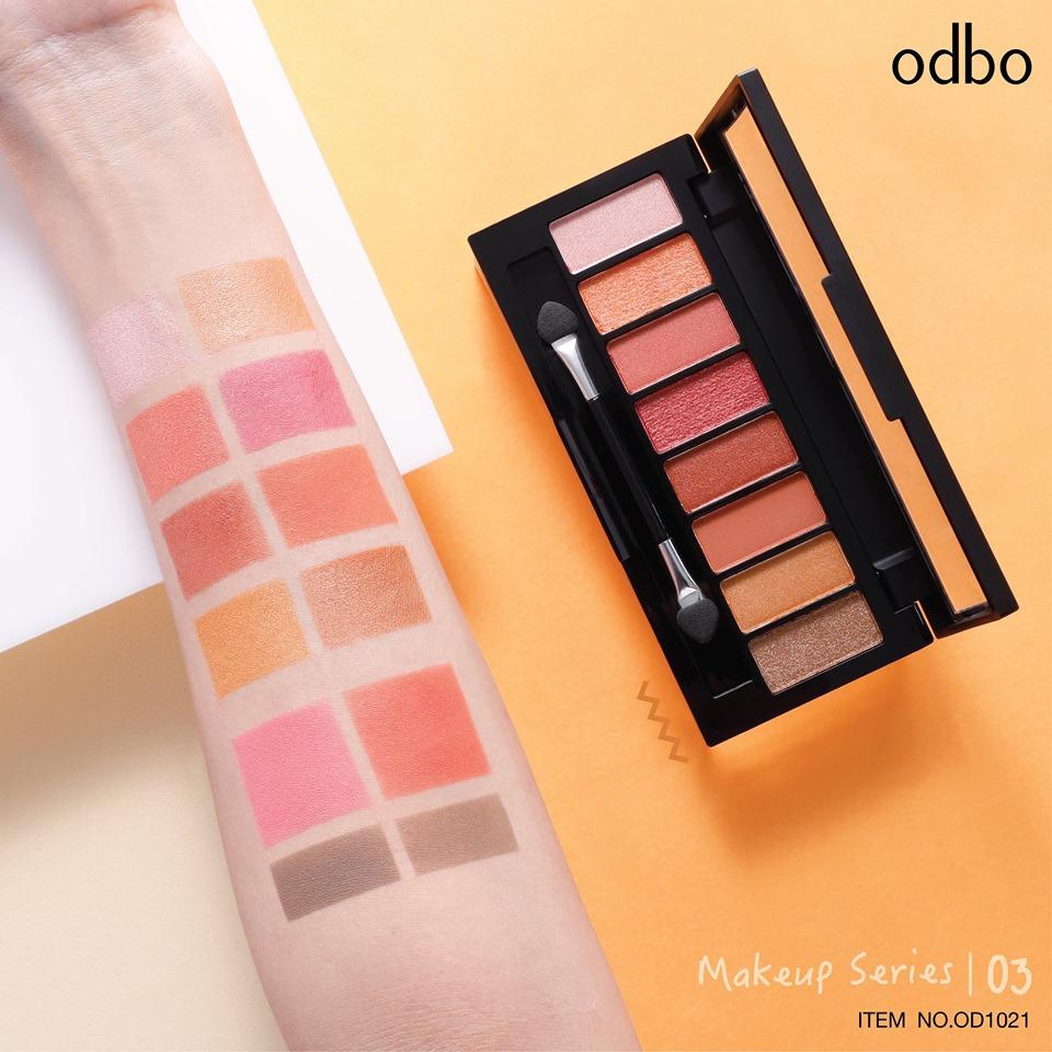 Set Phấn Mắt - Mày - Má Hồng Odbo Makeup Series No4