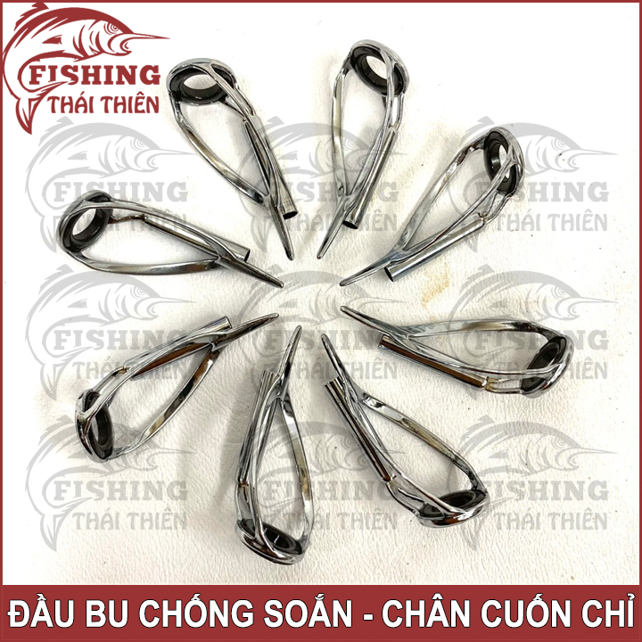 [HCM]Đầu Bu Chống Xoắn Cần Câu Cá CRTST Có Chân Cuốn Chỉ