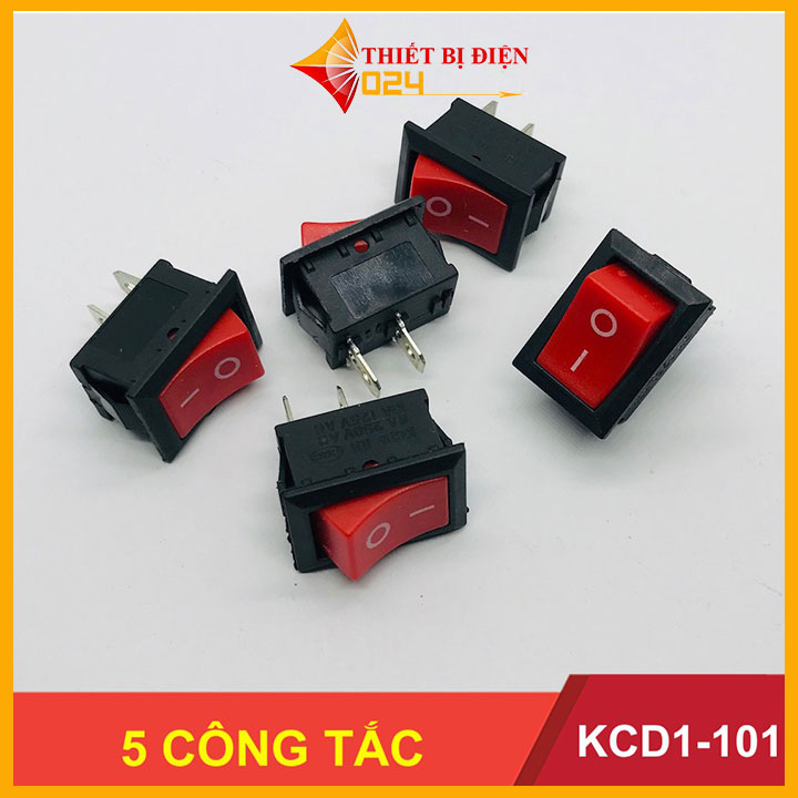 Công tắc bập bênh KCD1-1 110x15mm 3A 250V 2P