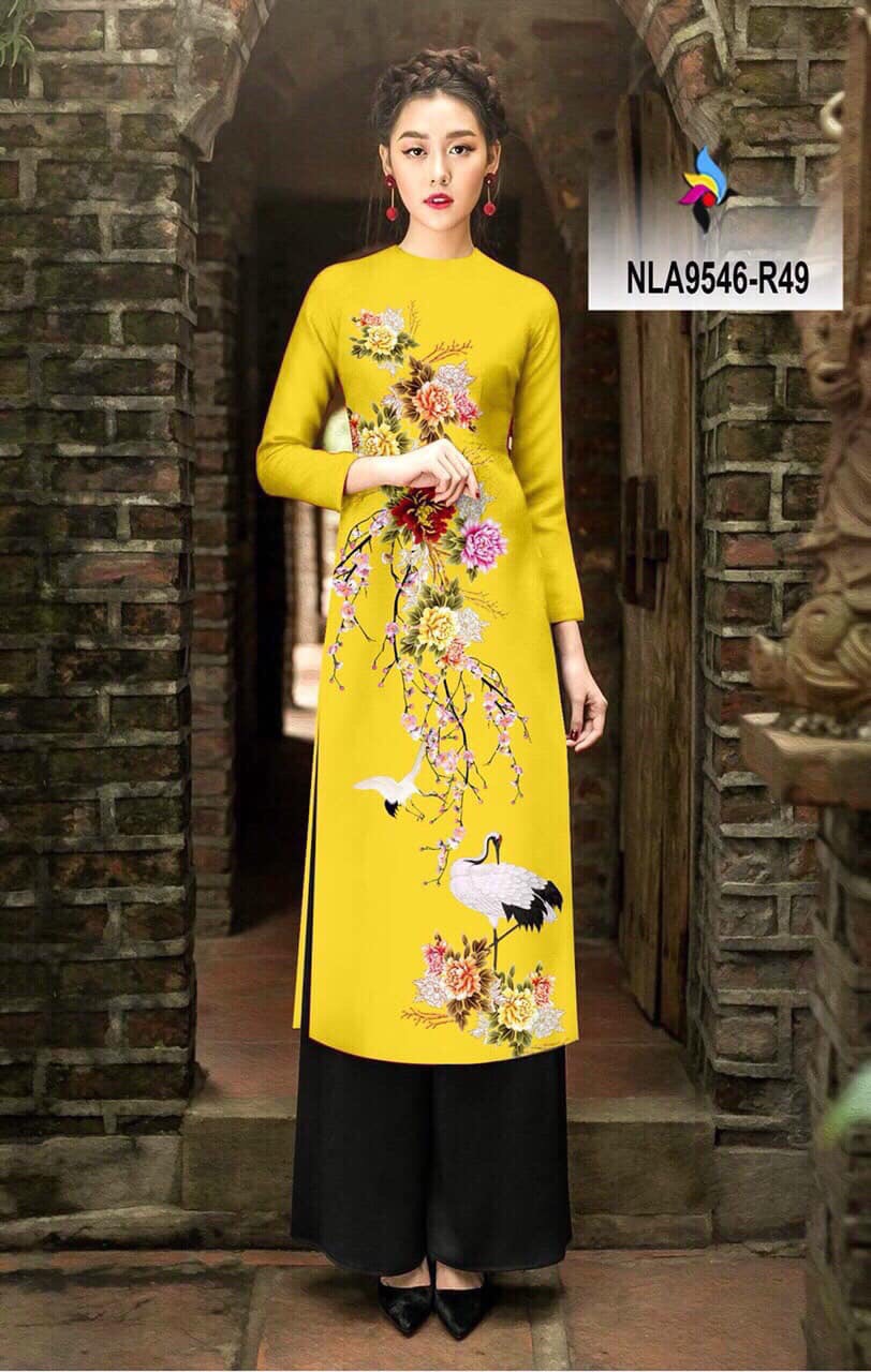 Áo Dài In 3D - Ao dài cách Tân Sang trọng