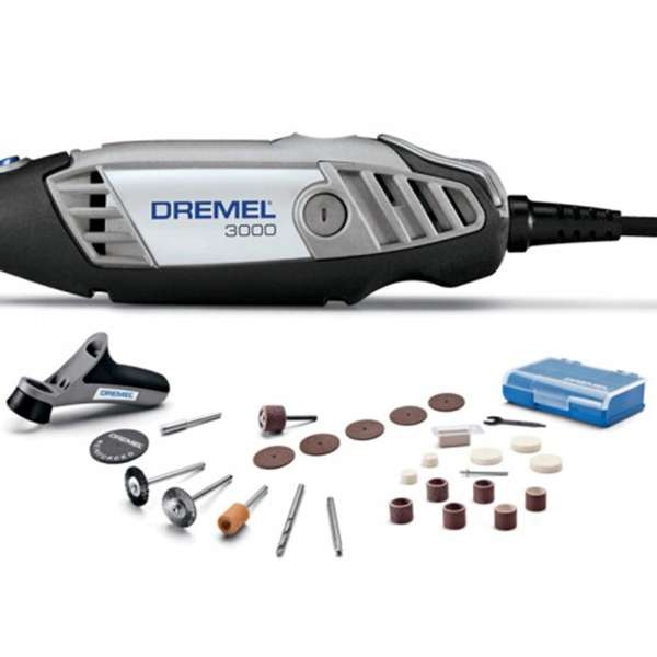Bộ dụng cụ đa năng Dremel 3000 1/26, 26 phụ kiện Dremel F0133000PK (Đen phối trắng)