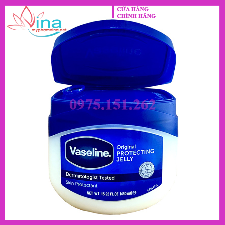 [HCM]Son dưỡng Vaseline 100% Pure Petroleum Jelly 450gr
