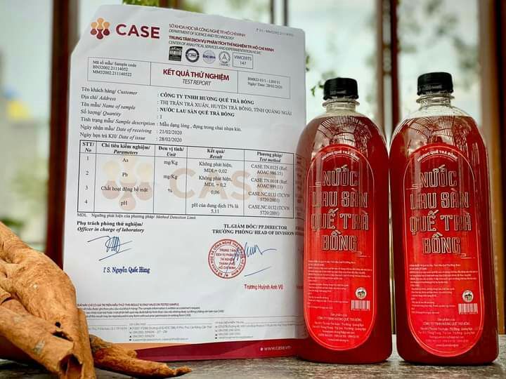 Nước lau sàn quế Trà Bồng