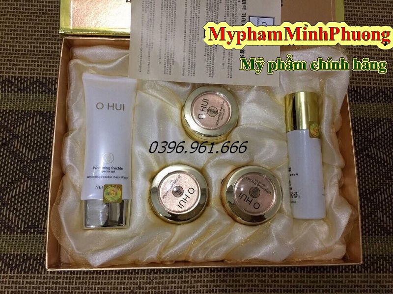 Bộ mỹ phẩm OHUI cao cấp Hàn Quốc ( Bộ 5 sản phẩm ngăn ngừa nám, tàn nhang, làm trắng da )