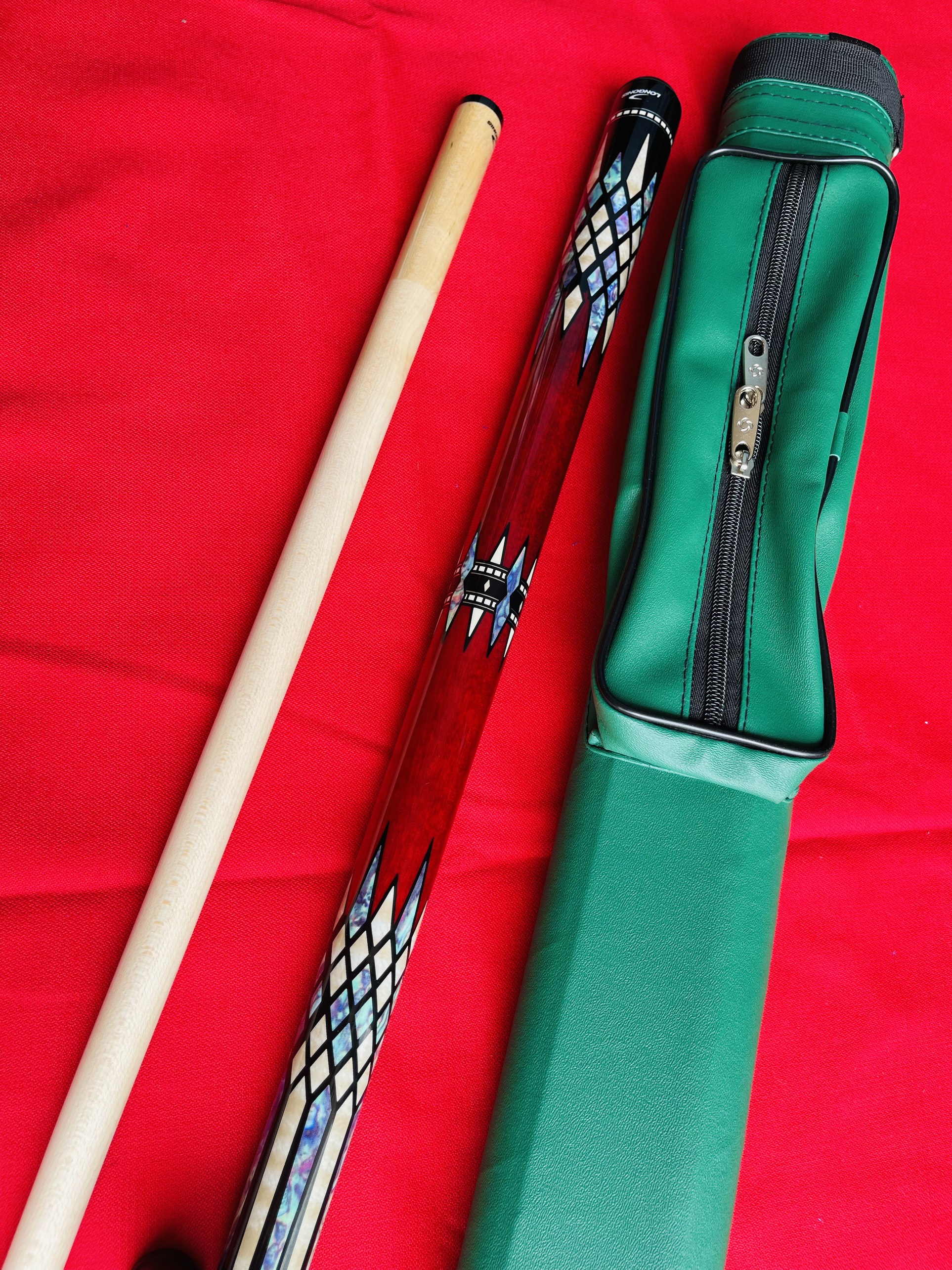 Combo cơ bida ba băng tầm trung Longonis flower restock 1539k