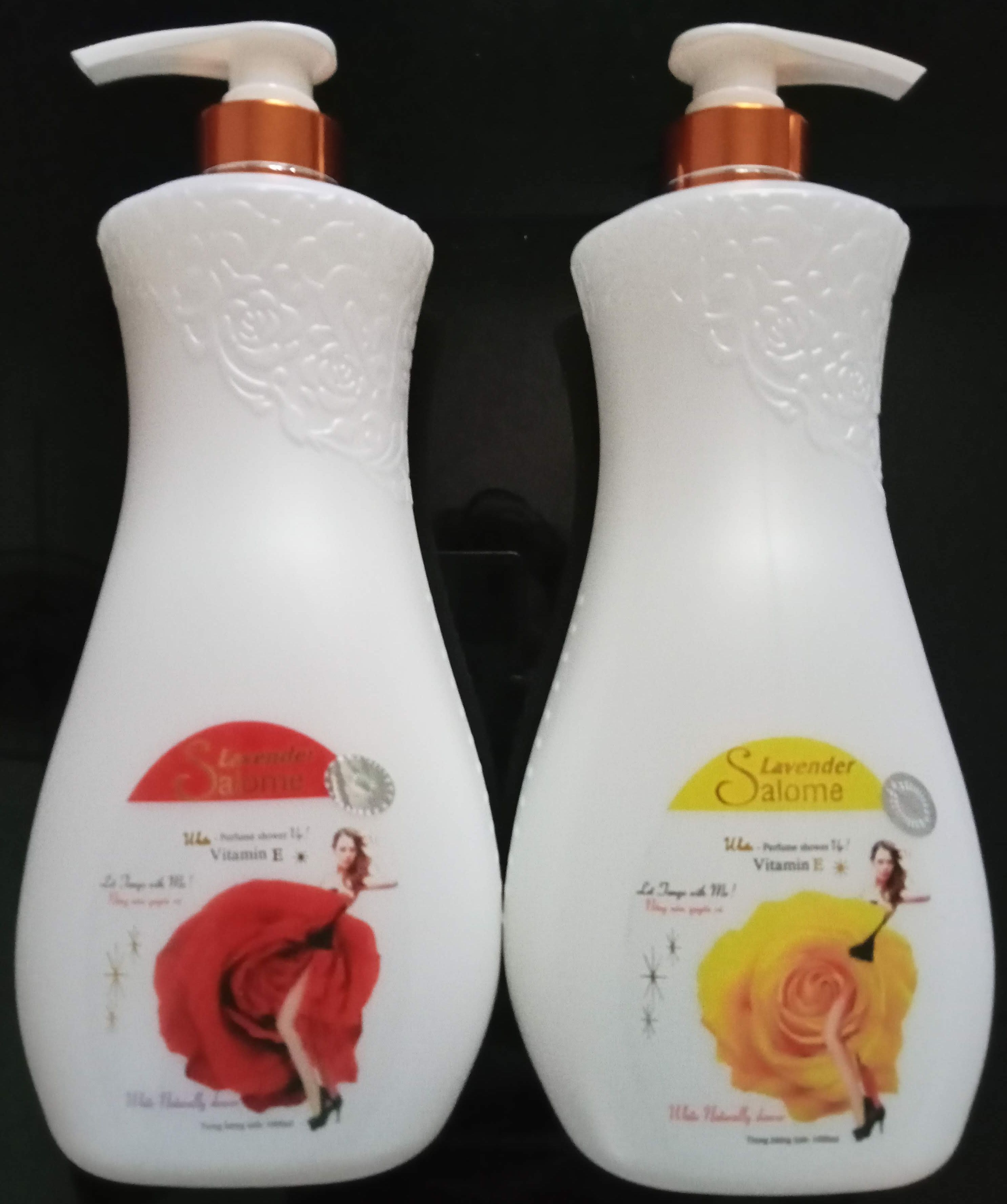combo 2 chai sữa tắm salome (  đỏ + vàng )