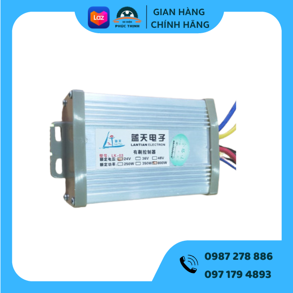 Điều tốc 24v800w dành cho xe điện