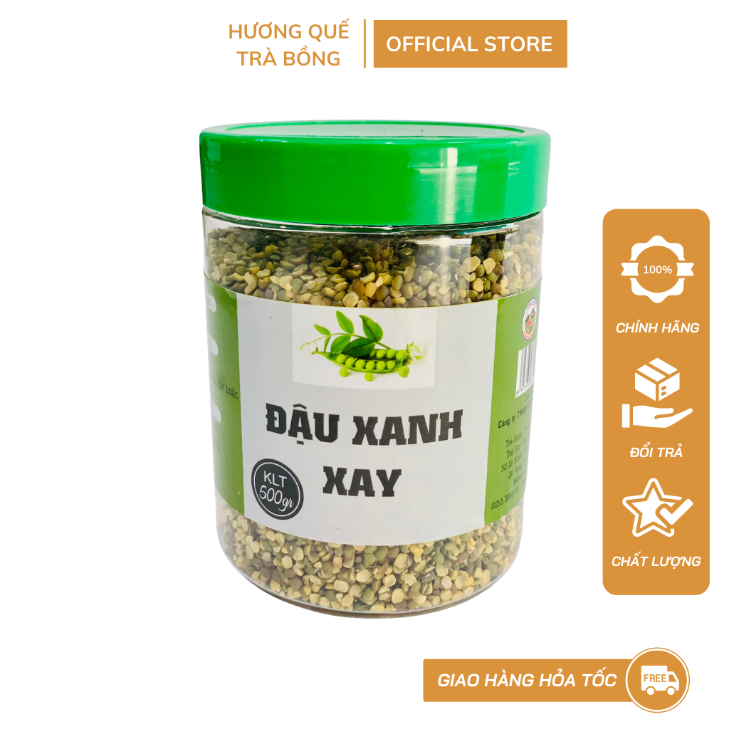 Đậu xanh xay 500gr (hạt bé)