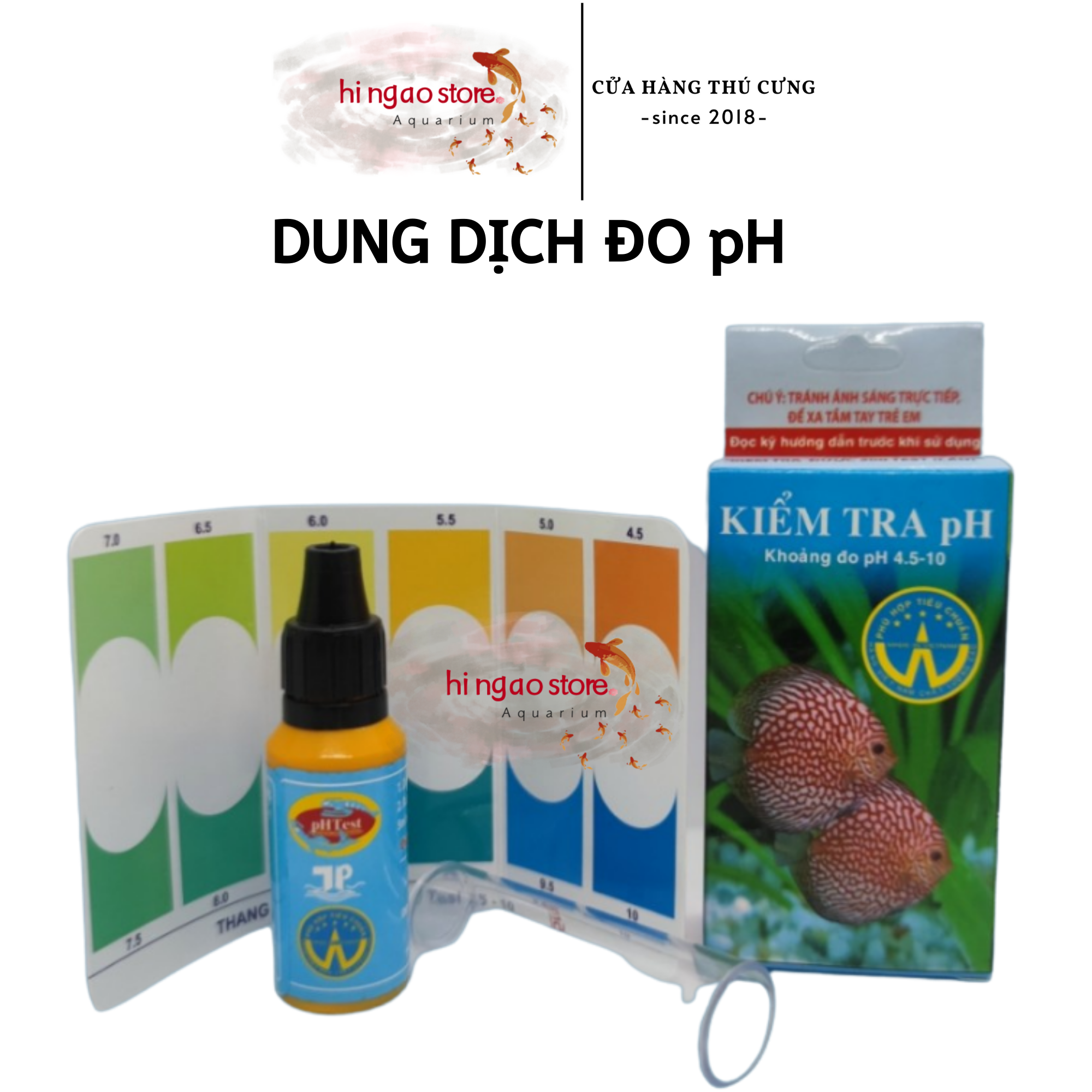 Solution pH meter & solution Rose/lower the pH-accessories aquarium | hingaostore.