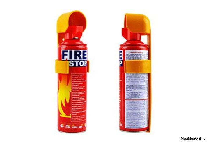Bình Chữa Cháy Mini Firestop Cho Xe Hơi 500ml Tiện Dụng