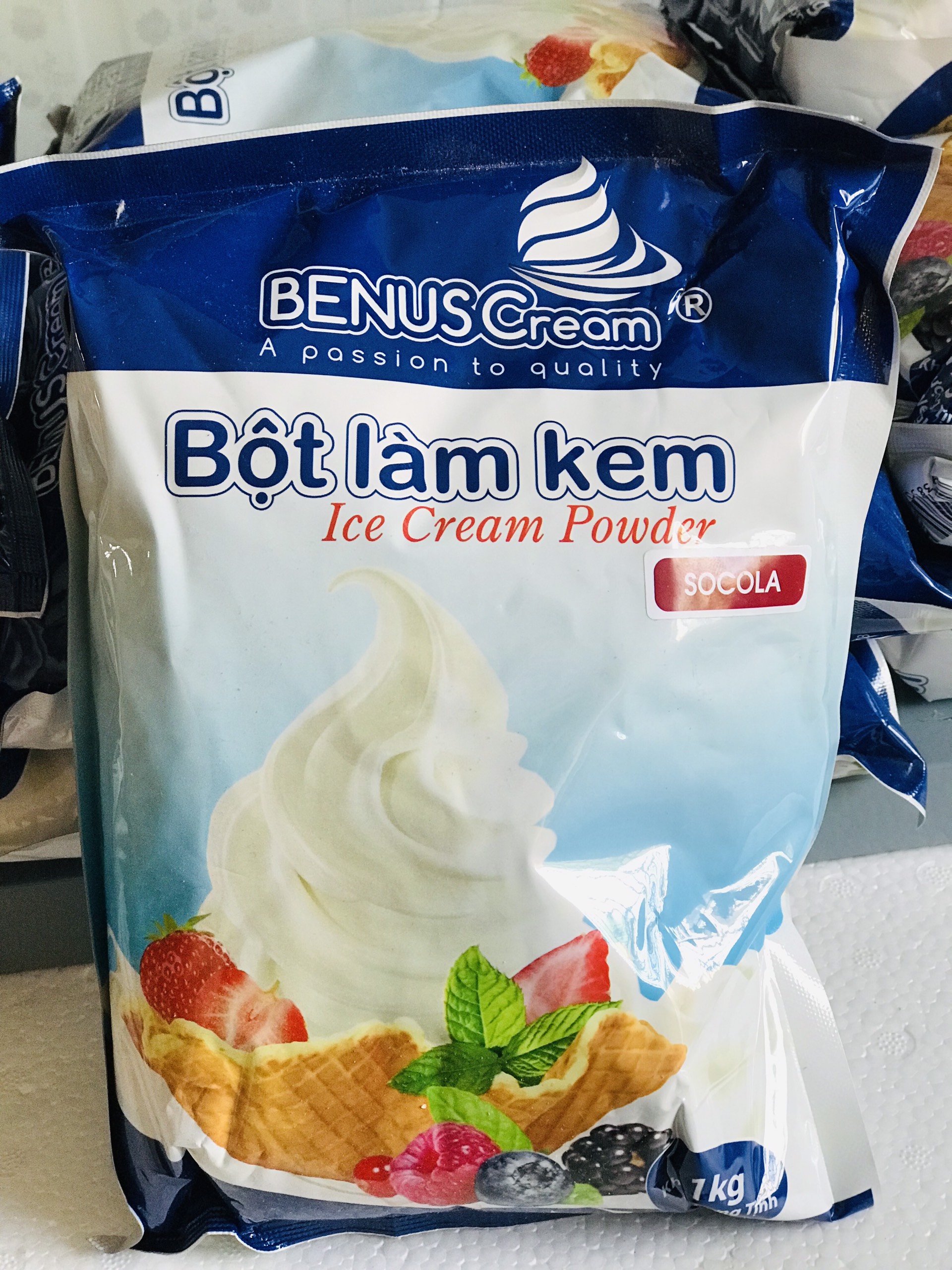 Bột Làm Kem Tươi Hương Socola