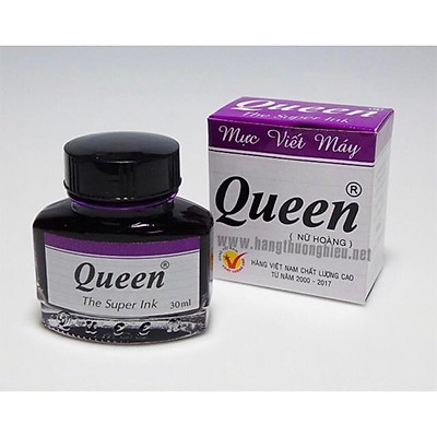 Mực viết máu Queen - Mực Queen Đen - Tím 30 (ml)