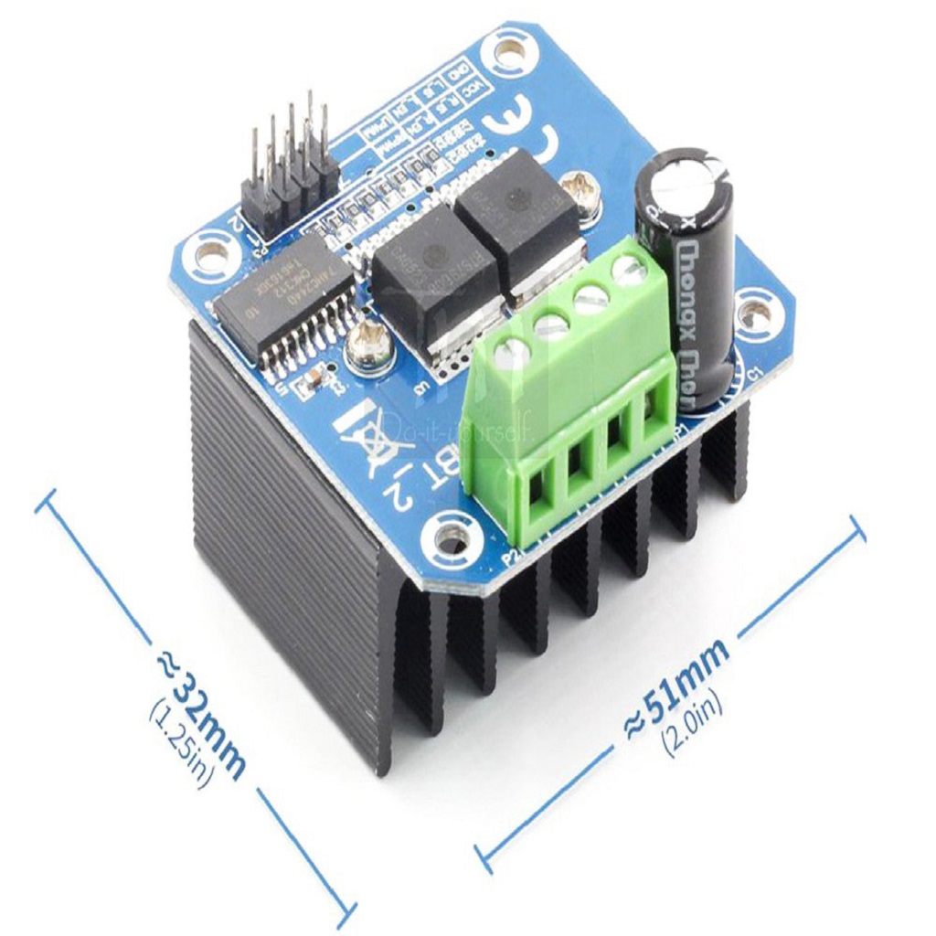 Mạch điều khiển động cơ BTS7960 43A