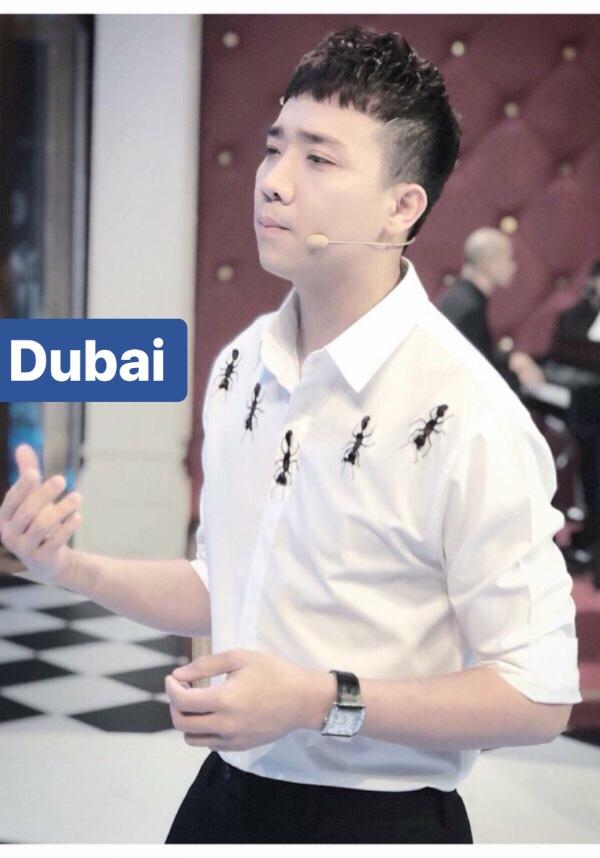 ÁO SƠ MI LỤA NAM NỮ BẦY KIẾN CHĂM CHỈ TRẮN THÀNH HOT NHẤT HIỆN NAY - DUBAI FASHION