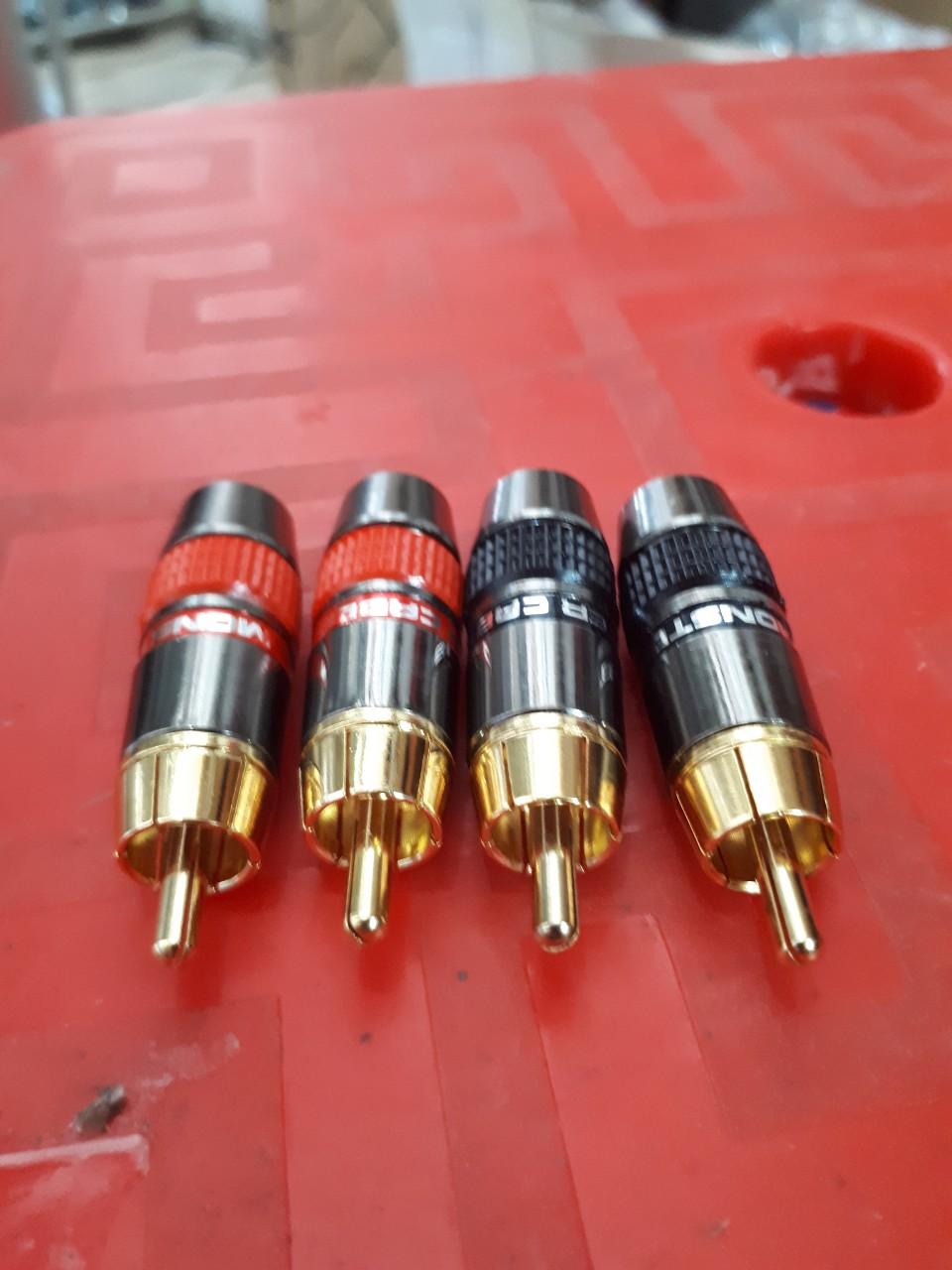 Bộ 4 đầu jack av ( đầu hàn ) monter