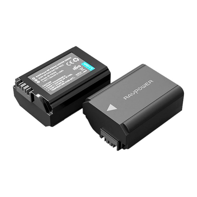 BỘ 2 PIN+SẠC SONY FW50 - RAVPOWER CHO MÁY ẢNH