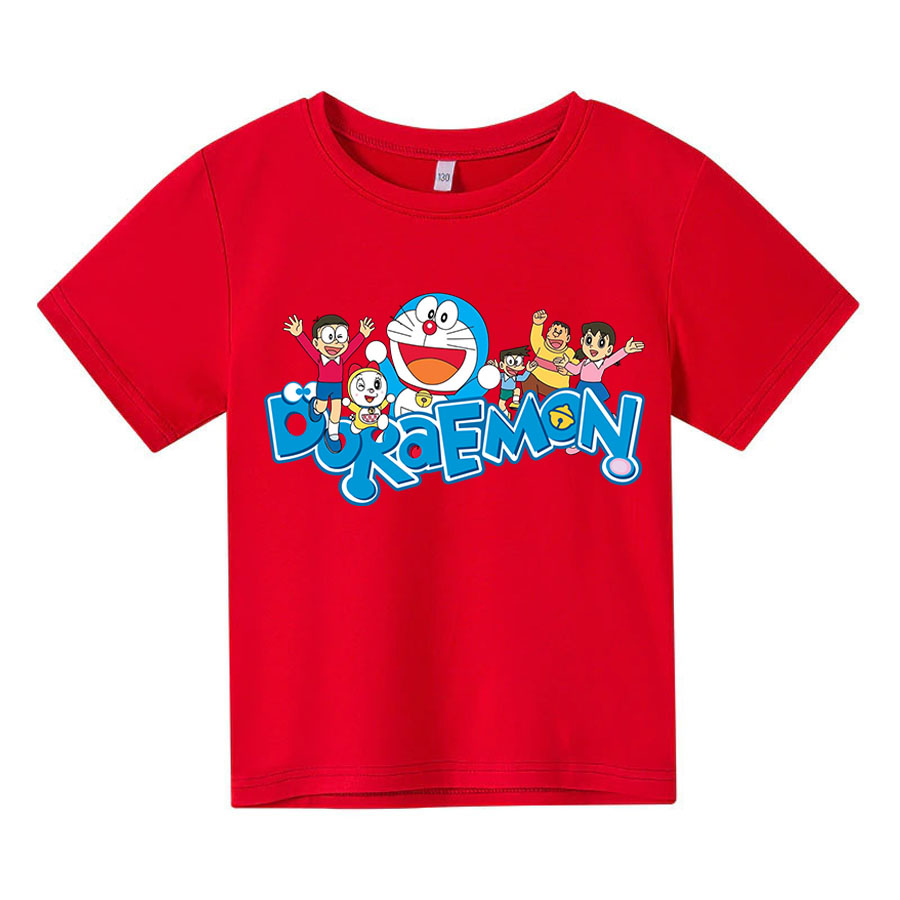 Áo thun trẻ em doraemon và gia đình , 4 màu, có size người lớn, Anam Store
