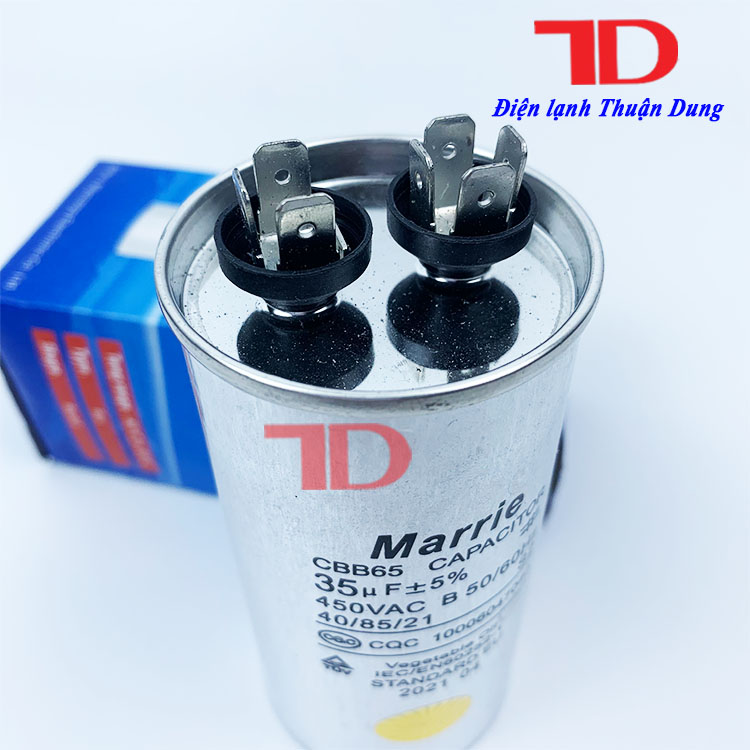 Tụ điều hòa Marrie loại zắc 35uf
