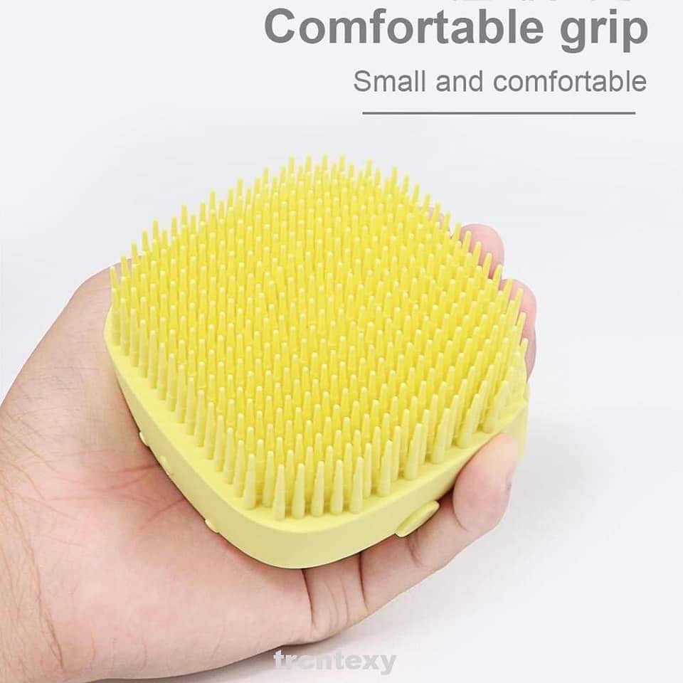 Bông tắm silicon có chỗ đựng sữa tắm