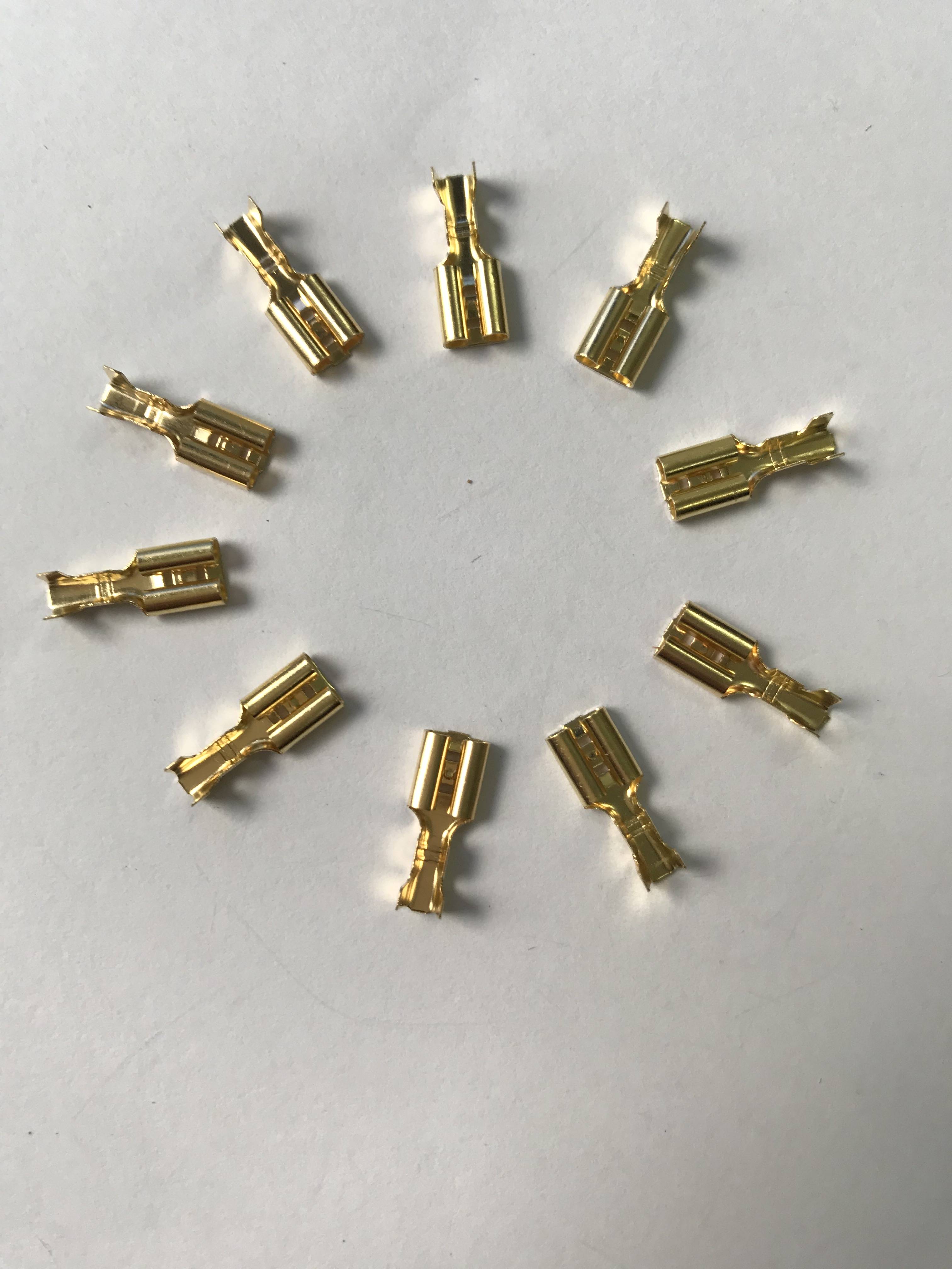 Đầu cos xe máy-Cos relay 4.8 ( 1 bịch 100 cái)