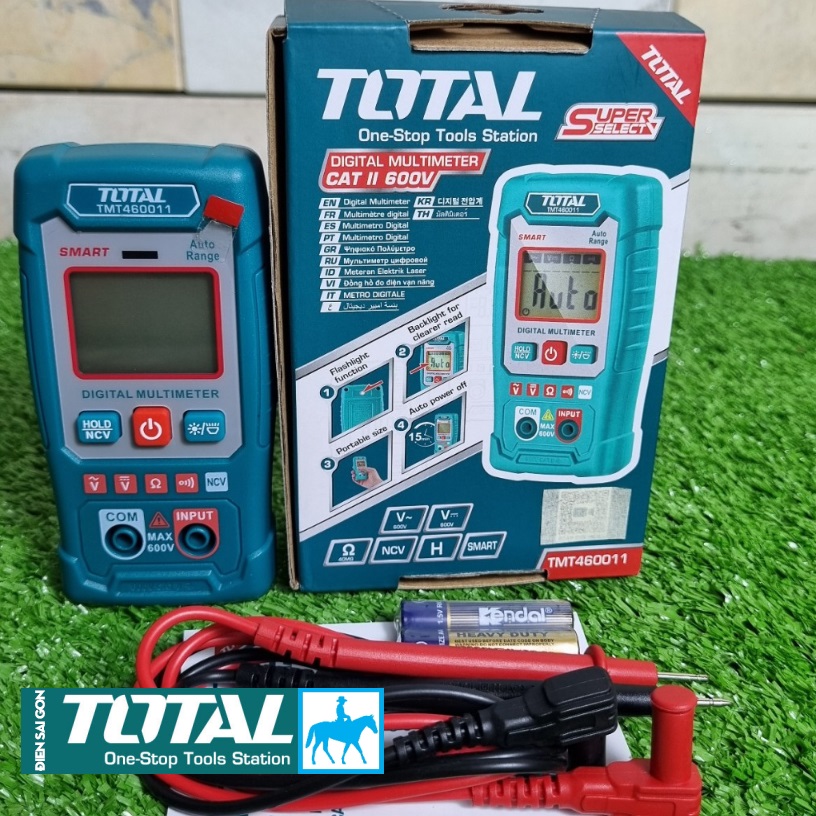 Đồng hồ đo điện vạn năng cat 600v digital multimeter total tmt460011