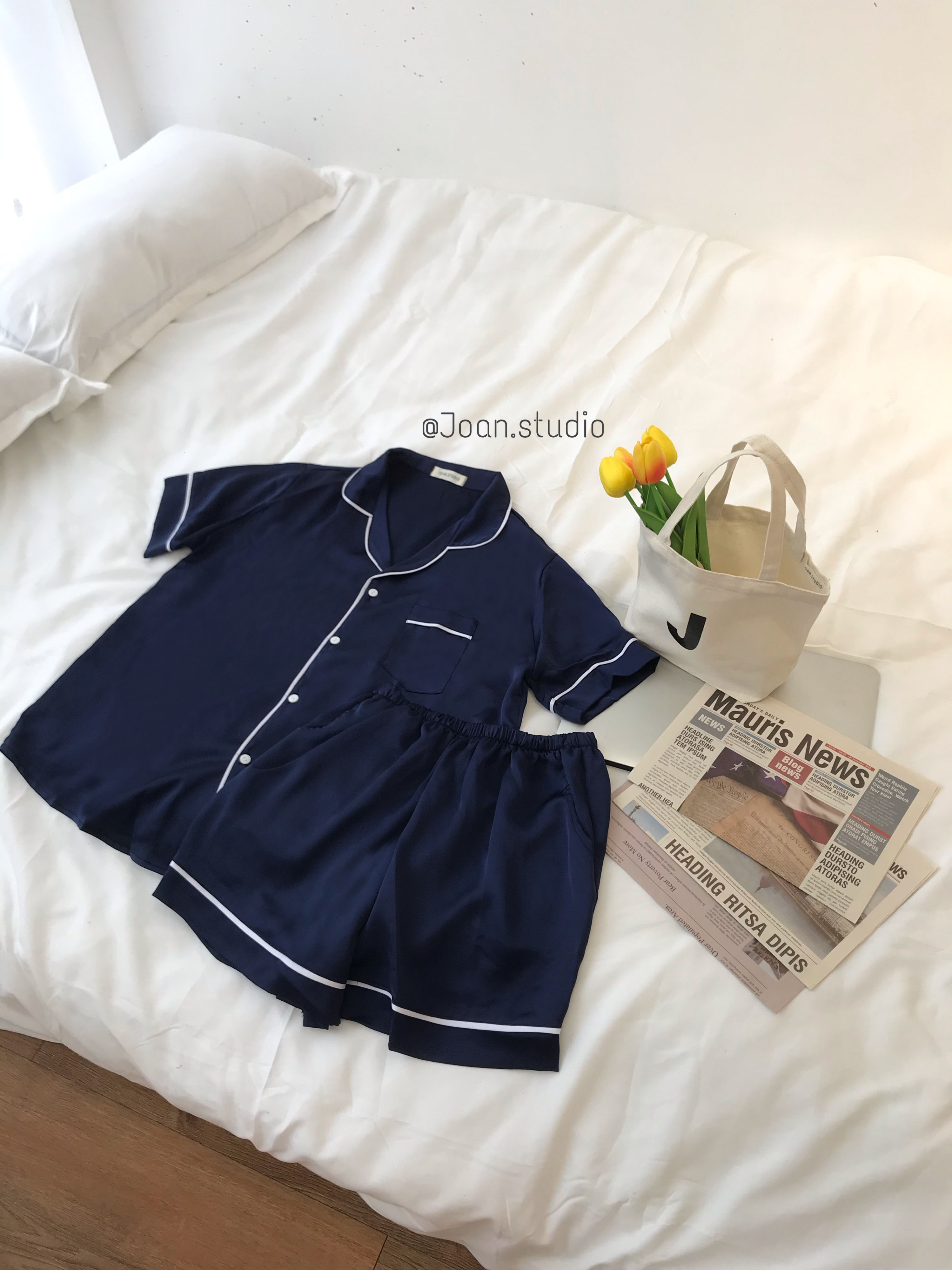 [SATIN PYJAMA] - Đồ Ngủ Nữ, Đồ Mặc Ở Nhà Chất Lụa Cao Cấp