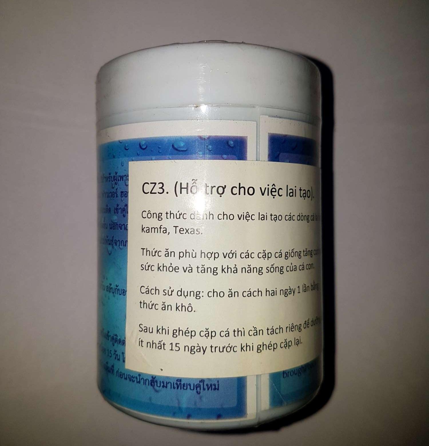 [HCM]Thức ăn cho cá la hán sinh sản CZ3