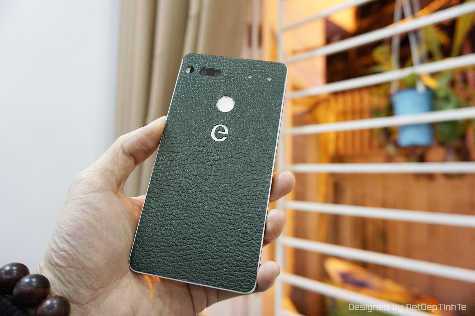Ốp dán da điện thoai  Essential Phone– Da bò thật 100% - chính hãng Nét Đẹp Tinh Tế