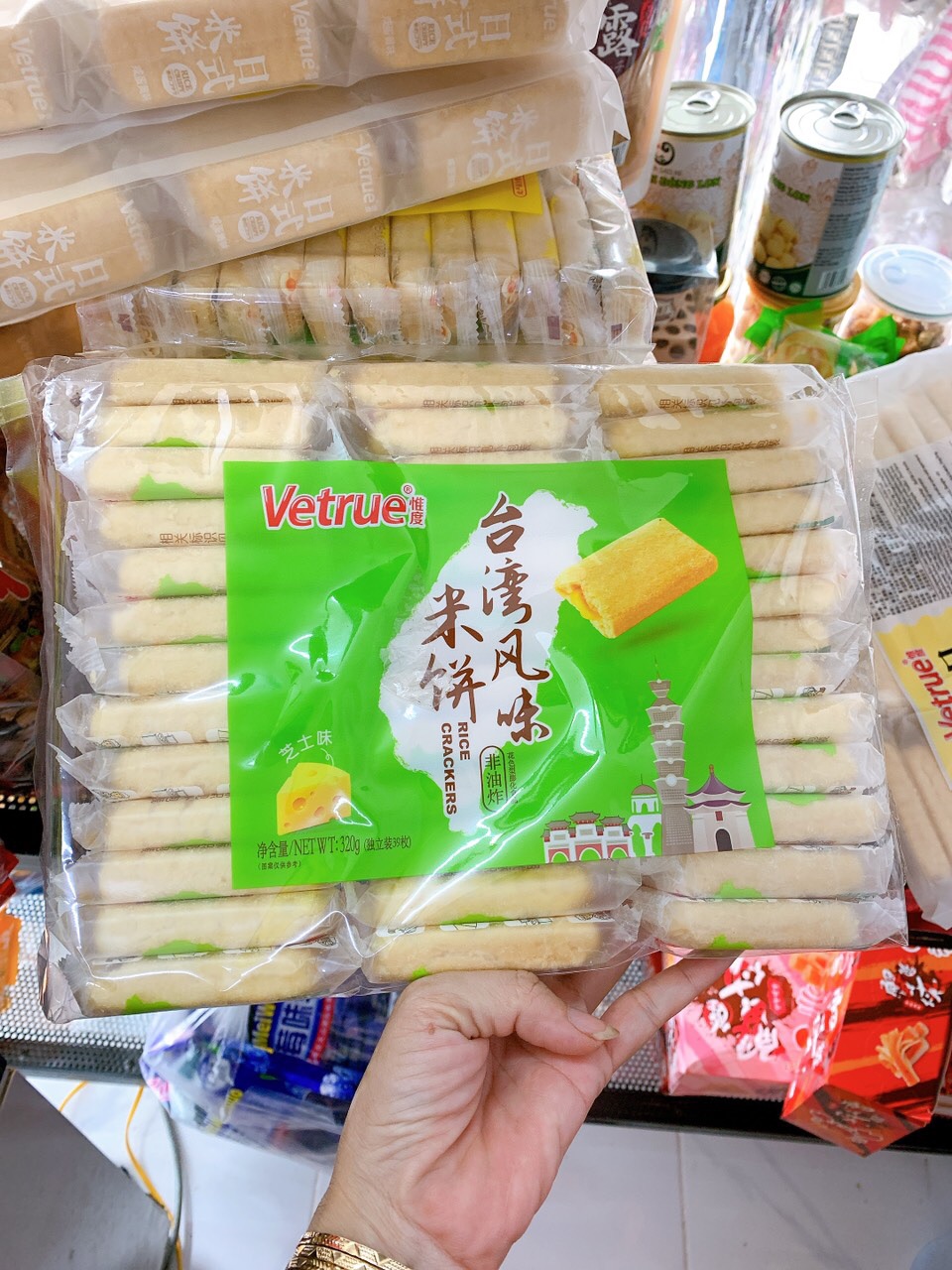 [HCM]Bánh gạo tẩm trứng muối