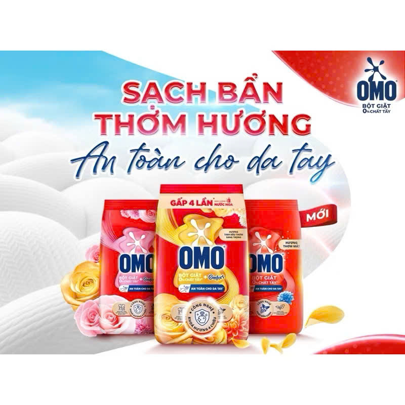 BỘT GIẶT TAY OMO 380g - 350g