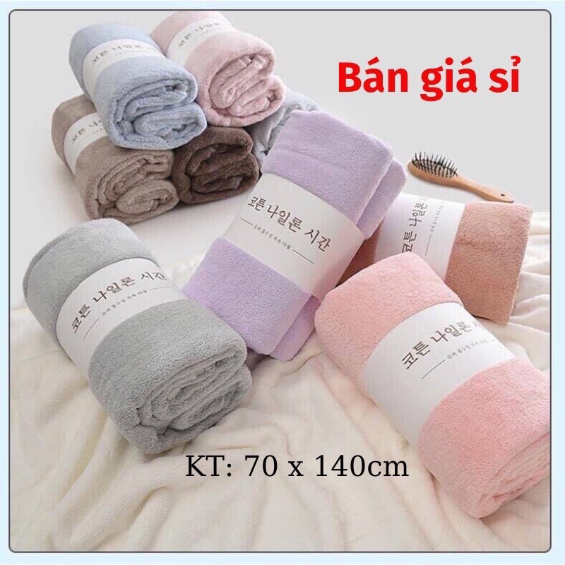 Khăn tắm lông cừu hàn quốc 70x140cm