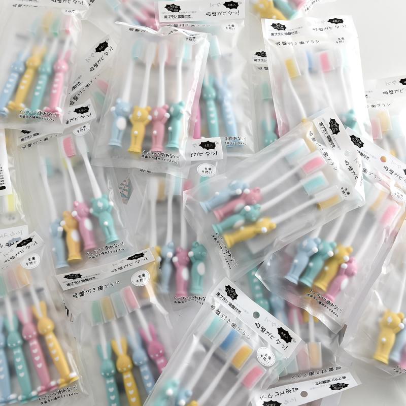 Set 4 Bàn chải đánh răng siêu mềm cho bé