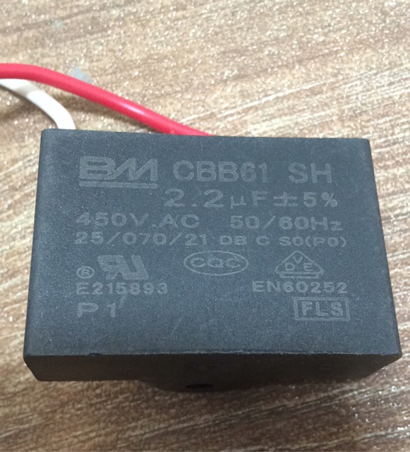 Tụ quạt trần 2.5 mi - tụ quạt cây