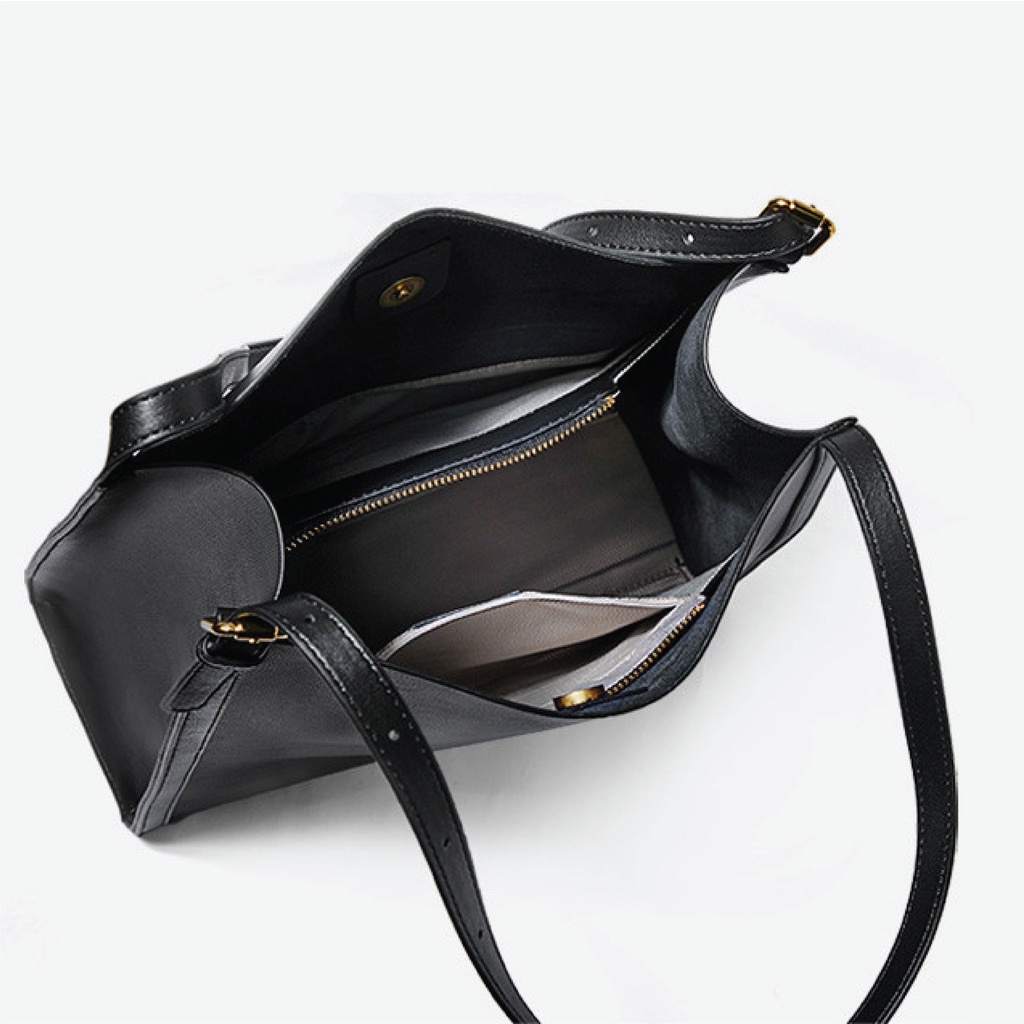 [Nhập LazXuHuong8 - Giảm 70k/499k]Túi xách nữ NALYN Lisa Bag màu Đen
